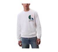 Modern LS Sweatshirt with Distinctive Design - male - Calvin Klein - Sweatshirts - White - M - Sweatshirts & Hoodies M