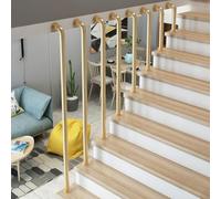 Modern LShaped Wrought Iron Stair Railing Kit FloortoCeiling Handrail for Indoor Stairs Safety Support Bar Durable and Stylish Guardrail for Home Decor
