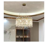 Modern Luxury Bedroom Crystal Chandelier Gorgeous Luxury Led Decoration Living Room Chandelier(50cm)