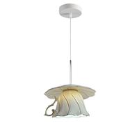 Modern Luxury Ceramic Pendant Light Kitchen Island White Creative Ceramic Coffee Cup Design Hanging Ceiling Lighting Fixture with Gold Stripe Decoration for Dining Room Girls Bedroom