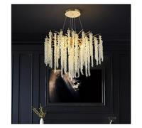 Modern Luxury Crystal Chandelier - Creative Hong Kong Style Ceiling Light for Dining Room Designer Bedroom High-End Living Room Decor Elegant Home Lighting Fixture