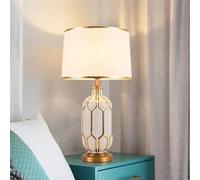 Modern Luxury LED Table Lamp - American Ceramics, Elegant Art Design for Living Room, Bedroom, Villa, Hotel, Stylish Bedside & Desk Light (Style 1)