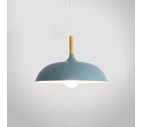 Modern Macaron Ceiling Light Chandelier Color Creative Pendant Lights Wood Art Decoration Hanging Lamp Single Head Fashionable Ceiling Lighting Fixture for Rustic Over Sink Bedside