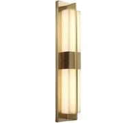 Modern Marble Wall Lights Gold LED Linear Wall Lighs Long Strip Linear Light Bar Farmhouse Wall Sconce Indoor for Living Room Hallway Stairway Porch