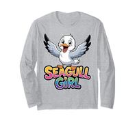 Modern Marine Bold Waterfront Bird Lovely Elegant Seagull Long Sleeve T-Shirt