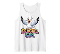 Modern Marine Bold Waterfront Bird Lovely Elegant Seagull Tank Top