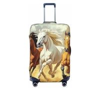 Modern Marseille Elastic Travel Luggage Cover Suitcase Protector, Print Suitcase Baggage Cover Anti-Scratch