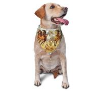 Modern Marseille Printed Graphic Pet Triangle Scarf For Dogs & Cats, Adjustable Cute Pet Bandana For & Photo Shoots