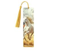 Modern Marseille Unique Double-Sided Artwork Printed Wooden Bookmarks, Artistic Book Accessories Birthday Presents for Men Women Presents for Book Lovers