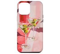 Modern Martini Art with Green Olives Case for iPhone 12 Pro Max