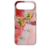 Modern Martini Art with Green Olives Case for iPhone Air