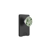 Modern Matcha Tea Art - Minimal Green Botanical Design PopSockets PopWallet for MagSafe