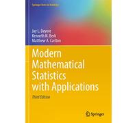 Modern Mathematical Statistics with Applications (Springer Texts in Statistics) – Springer Verlag