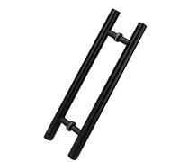 Modern Matte Black Stainless Steel Pull Handle 120cm Long Bar for Exterior & Barn Doors Heavy Duty Sl esign Easy Installation Perfect for Home Renovation