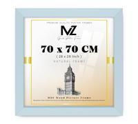 Modern Mdf Wooden Wide Light Grey Frame | 70x70Cm Poster Frames Durable Sleek Acrylic Front | Jigsaw Puzzle Picture Frames Large Art Display For Home & Office Décor