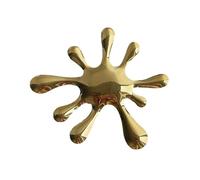 Modern Meat Brooch Vintage Irregular Pattern Brooch Fashion Metal Geometric Circle Pin