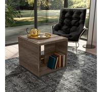 Modern Medea Vintage Oak Italian Lamp Table