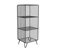 Modern Metal Bookshelves 2 3 Tier Freestanding Bookcase Stylish Floor Shelf for Bedroom & Living Room Black 35.4 inches (90 cm) Storage Solution
