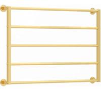 Modern Metal Ribbon Storage Rack Wall Mounted Display for Scarves Shawls Belts Towels and Wrapping Paper 5/9 Layer Commercial Retail Rack for Craft Rooms