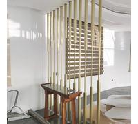 Modern Metal Room Divider Panels - Stylish Office & Library Partition for Privacy Space Optimization and Decor - Versatile Decorative Screens for Home and Workspaces