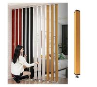 Modern Metal Room DividerFloor to Ceiling Sn PartitColumn Design for Entrance Hall Privacy Divider (220cm/86.6in/7.21ft) 9 Roots