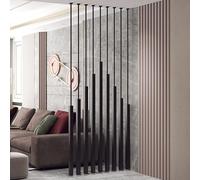 Modern Metal Room Dividers with Adjustable Height - Stylish Office & Home Separators for Versatile Space Management and Privacy Solutions
