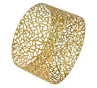 Modern Metal Round Lampshade, Style Retro Gold Drum Shape, Hollow Carved, for Floor Lamp, Pendant Lamp, Table Lamp (Round-07PG)
