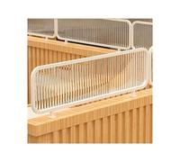 Modern Metal- Stylish 100x30CM Noise Reduction Divider Panel for Office Restaurant & Hotel - Effective Distraction Minimizer Elegant White Partition Solution