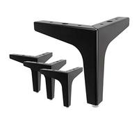 Modern Metal Table Legs - Set of 4 Non-Slip, Wear-Resistant Triangular Feet for Cabinets, Sofas, and Chairs - 10 cm Height