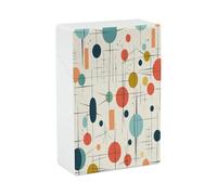 Modern Mid Century Cigarette Case Waterproof Cigarette Holder Plastic Cigarettes Box Retro Cigar Boxes Cigarettes Smoking Accessories Ideal Gift for Smoker 20 Capacity