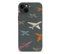 Modern Military Airplanes Phone Case Compatible with iPhone 15 Plus | Unisex Thin Fit Cellphone Protective Cover