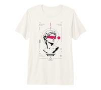 Modern Mind Classic Form Geometric Bust Design Minimal Premium T-Shirt