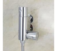 Modern Mini Brass Vertical Thermostatic Shower Mixer Valve | Bathroom