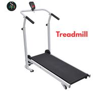 Vidaxl - Mini Treadmill Folding 93 x 36 cm Black Black