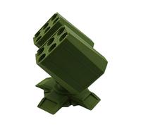 Modern Miniature 3D Printed Missiles Shape Pen Holder Desktop Display Pencil Cup Creative Workspaces Management Holder Display Stand