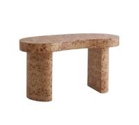 Modern Minimalist 63" Solid Wood Desk with Curved Top - Cuter Home Office Writing Table with Hidden Drawer for Stylish Workspace nization