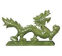 Modern Minimalist Abstract Sculpture Creative Sculpture for Home , Decor Figurine Statue Chinese Feng Shui Dragon Play Bead Statue Natural Jade Dragon Sculpture For Home Office Decorations Art Collect