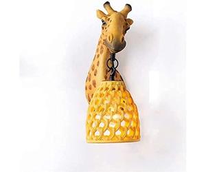 Modern Minimalist Bedroom Bedside Lamp Giraffe Head Lamp Nordic Creative Personality Nursery Giraffe Gear Wall Lights Wall Lamp,Left