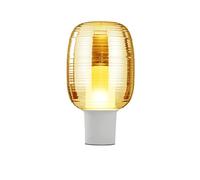 Modern Minimalist Chinese-Style Bedside Table lamp - Oval Striped Glass Table lamp, Suitable for Offices, cafes, Restaurants, Hotels, and Farmhouse Display Models.