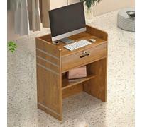 Modern Minimalist Clothing Store Front Desk Cashier Table | Chic Reception Counter for Beauty Salon & Bar | Stylish Petit Bureau de Réception