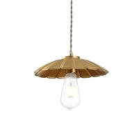 Modern Minimalist Creative Pendant Light Vintage Industrial Brass Chandelier Flower Shape Split Hanging Lamp Restaurant Bar Cafe Art Decoration Lighting Fixture Height Adjustable (Size : Type C)