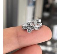 Modern Minimalist Crosses Ear Studs Men's Grunge Accessory Portable Alloy Construction Ideal For Music Festival Styles Vintage Crosses Earrings