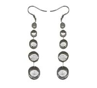 Modern Minimalist Crystals Accent Drop Earrings Sturdy Alloy Materials Sturdy Everyday Elegant Jewelry Everyday Ear Accessories