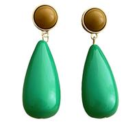 Modern Minimalist Drops Earrings Elegant Pendant Resin Alloy Texture Suitable for Everyday Stylish Outfits Elegant Dangle