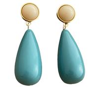 Modern Minimalist Drops Earrings Elegant Pendant Resin Alloy Texture Suitable for Everyday Stylish Outfits Elegant Dangle