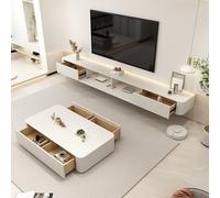 Modern Minimalist Floating TV Cabinet Stylish White TV Console for Living Room SpaceSaving Design 300x20x24CM Contemporary Home Furniture