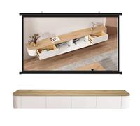 Modern Minimalist Floating TV Cabinet Stylish Wood TV Console SpaceSaving Design 240x20x24CM Perfect for Living Room and Bedroom Contemporary Home Furniture