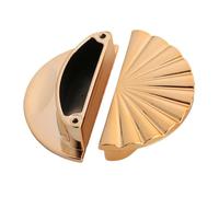 Modern Minimalist Handle Single-Hole European Wardrobe Door Solid Plastic Cabinet Round Drawer Small(8)