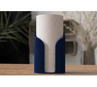 Modern Minimalist Kitchen Roll Stand in Multiple Colours, Scandinavian & Japanese Inspired Countertop Organizer (Available in Two Sizes) (Matt Dark Blue, Standard - Fits rolls up to 11.3cm,)