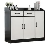 Modern Minimalist Kitchen Storage Cabinet & Sideboard - Versatile Wine Tea & Preparation Cabinet for Living Room & Kitchen - 100x40x90cm